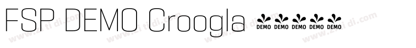 FSP DEMO Croogla 4字体转换 FSP DEMO Croogla 4字体转换